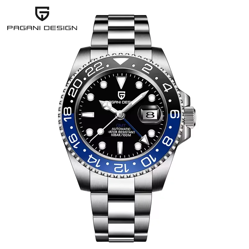 Bleu Noir Couronne Droite