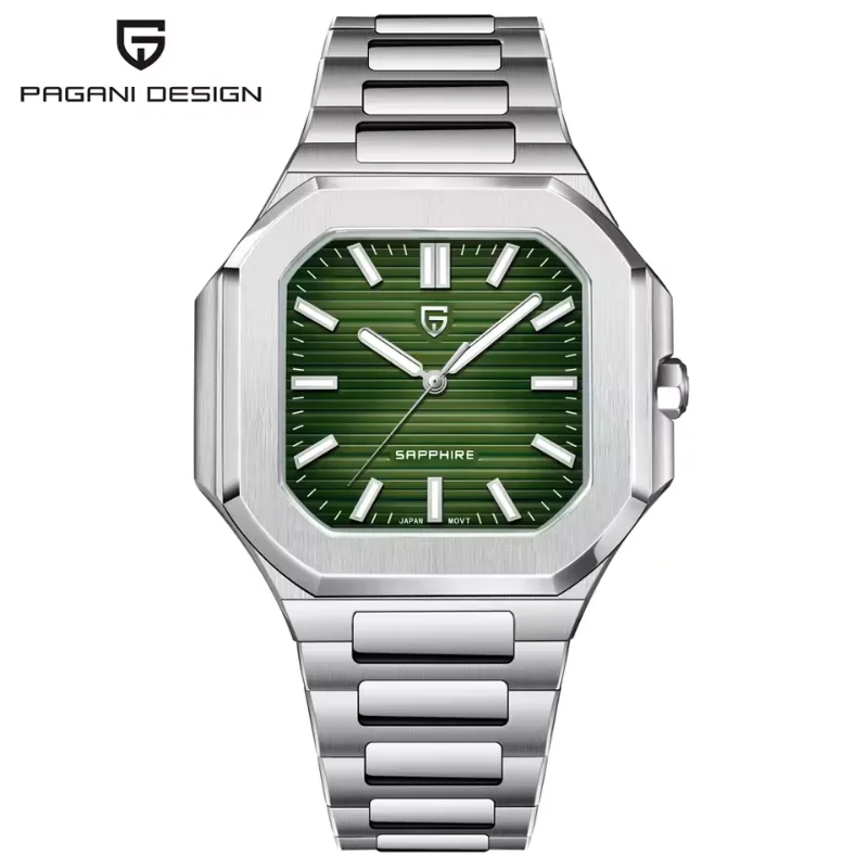 Vert – Bracelet acier