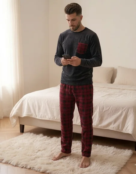 Ensemble Pyjama Premium "Signature" – Coupe Moderne
