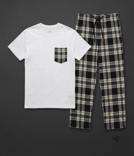 Ensemble Pyjama Classique à Carreaux