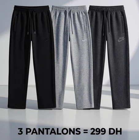 Pack de 3 Pantalons Premium =  299 DH