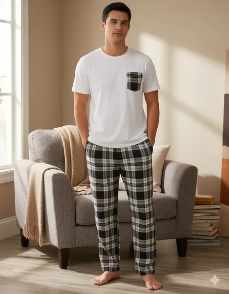 Ensemble Pyjama  à Carreaux