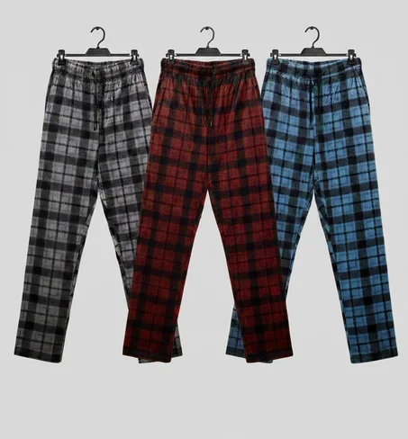 سروال الكاروهات Premium (ألوان شتوية راقية) 🎨🧥