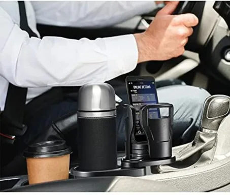 حامل أكواب السيارة متعدد الوظائف