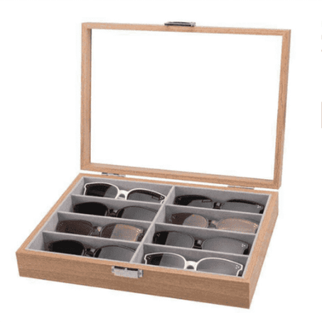 علبة خشبية ممتازة لترتيب النظارات
