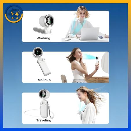 مروحة صغيرة محمولة قابلة للطي عالية السرعة