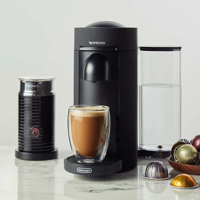 Matte Black VertuoPlus Coffee and 