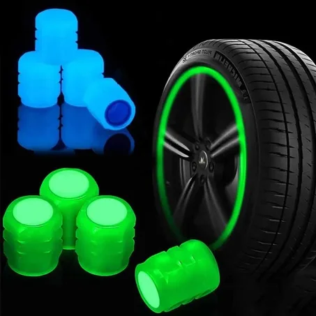 Bouchons Lumineux de Valves de Pneu