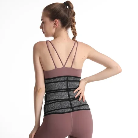 Waist Trimmer Belt With 3 Straps - حزام تشذيب الخصر ب3 أحزمة