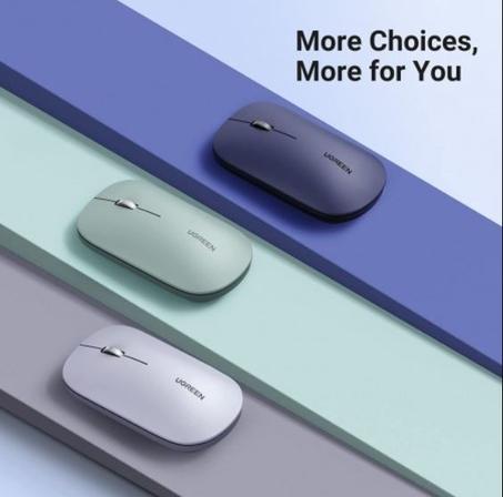 Ugreen ماوس لاسلكي صامت 2.4 جيجا هرتز