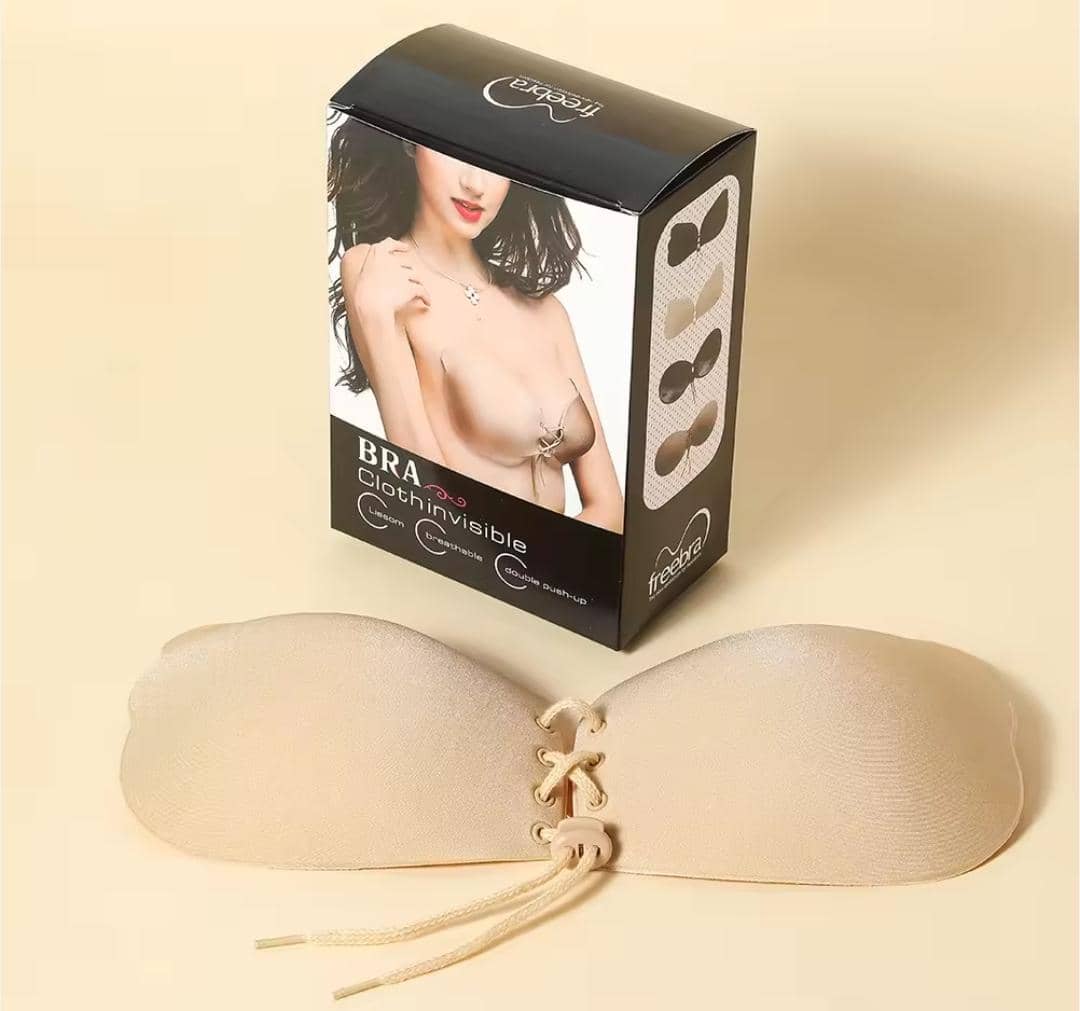 سنتيانات لاصقه سيليكونيه ملبسه قماش