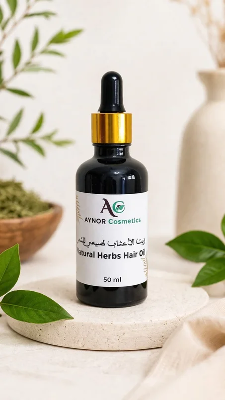 زيت الأعشاب طبيعي للشعر