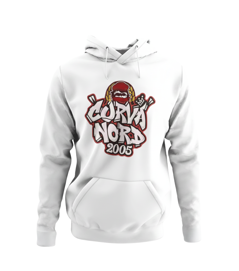Hoodie Curva Nord 2005 – تصميم شبابي ستريت آرت
