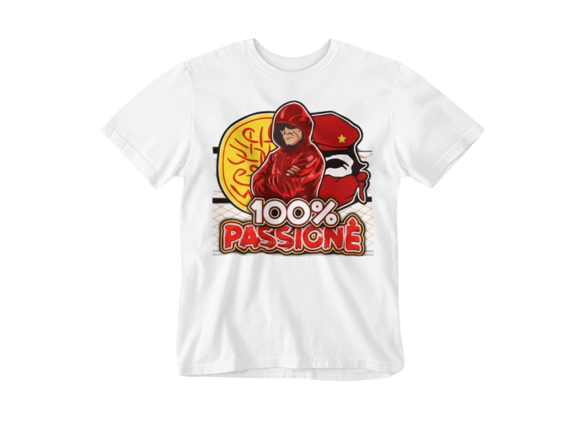 تيشرت "100% PASSIONÉ" | الشغف الكامل لعائلة الوداد