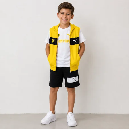 Gilet + T-shirt + Short   PUMA  (  10  ANS )