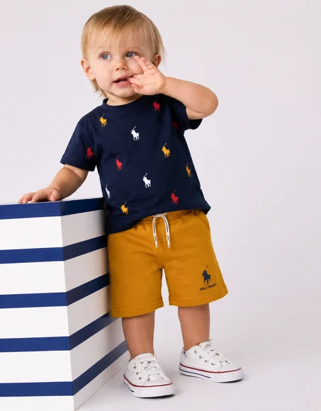T-shirt + Short  ralph lauren ( 1 ANS )