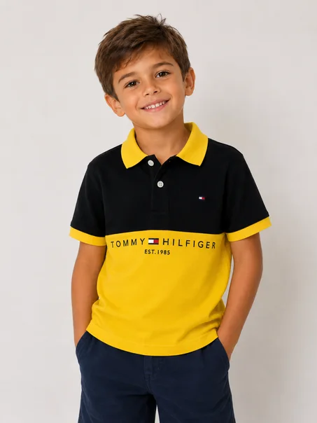 POLO  TOMMY HILFIGER  (4 6 8  ANS )