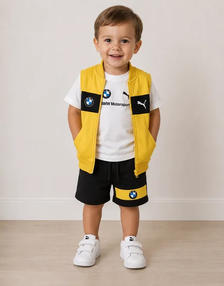 Gilet + T-shirt + Short   PUMA ( 1 2 3  ANS )