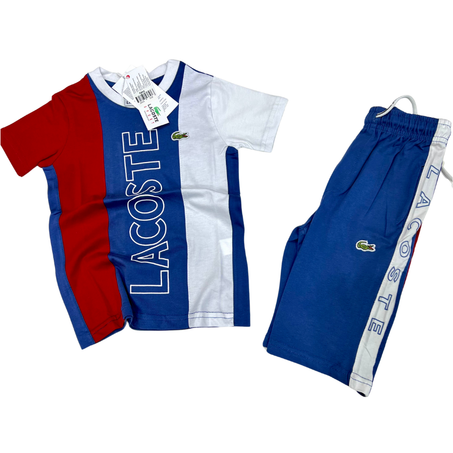 T-shirt + Short   LACOSTE  ( 4  12  ANS )