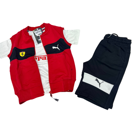 Gilet + T-shirt + Short   PUMA  ( 6 ANS )