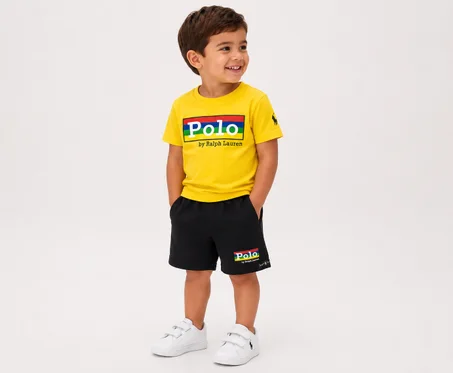 T-shirt + Short   Ralph Lauren  ( 4 12 14 ANS )