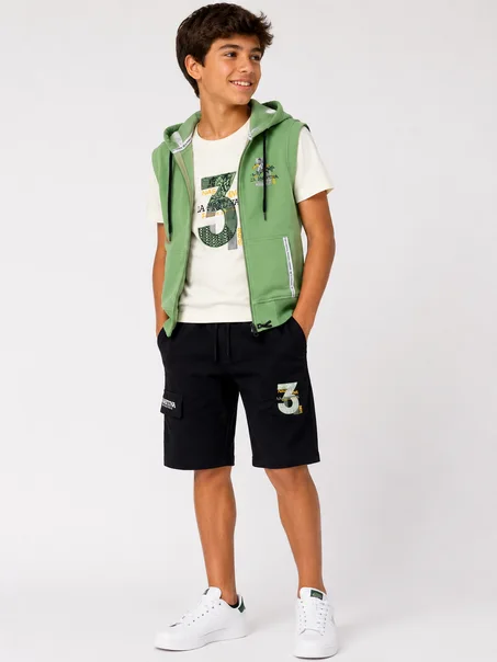 Gilet + T-shirt + Short LA MARTINA   (  10 14 ANS )