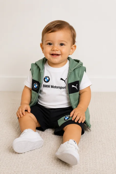 Gilet + T-shirt + Short   PUMA ( 1 2 3  ANS )