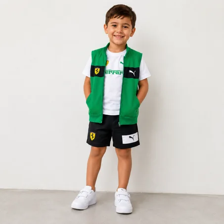 Gilet + T-shirt + Short   PUMA  ( 6  ANS )