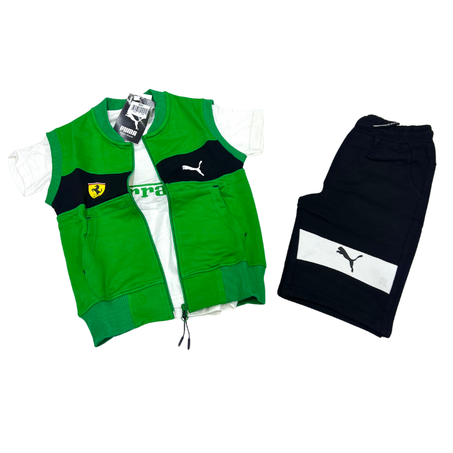 Gilet + T-shirt + Short   PUMA  ( 6  ANS )