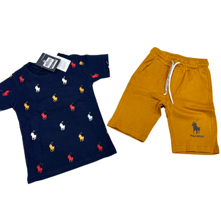 T-shirt + Short  ralph lauren ( 1 ANS )