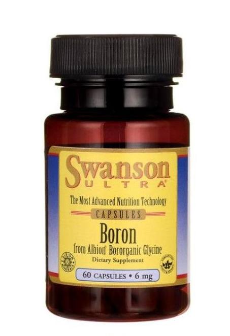 SWANSON BOR VON ALBION BOROGANIC GLYCIN 6 MG 60 KAPSELN