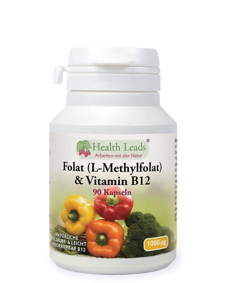 HEALTH LEADS FOLAT 500MCG & VITAMIN B12 500MCG X 90 KAPSELN