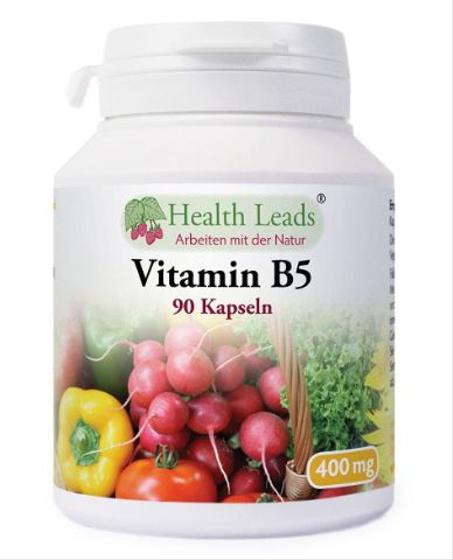 HEALTH LEADS VITAMIN B5 PANTOTHENSÄURE 400 MG X 90 KAPSELN