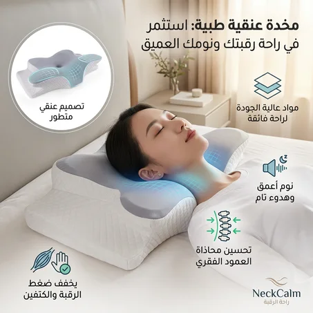 مخدة ميموري فوم الطبية الموريحة