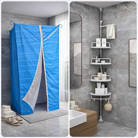 باك الهمزة منظم الحمام + الحمام البلاستيكي