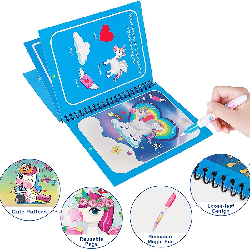 كتاب الرسم السحري مونتسوري – قابل لإعادة الإستعمال