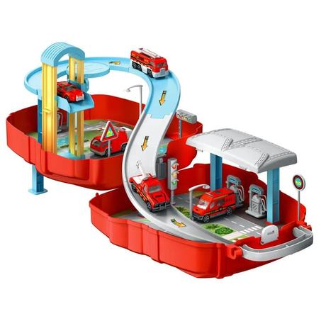 حقيبة موقف سيارات رجال المطافئ متعدد الطوابق مع مصعد