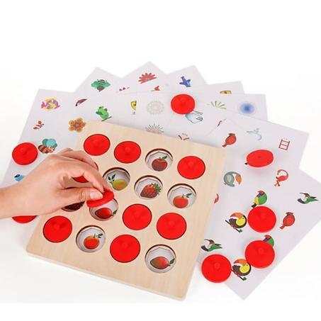 لعبة مونتسوري لتحسين الذاكرة و قوة الملاحظة