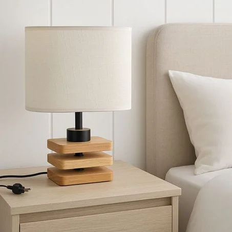 Lampe en bois naturelle – Élégance et chaleur pour votre intérieur