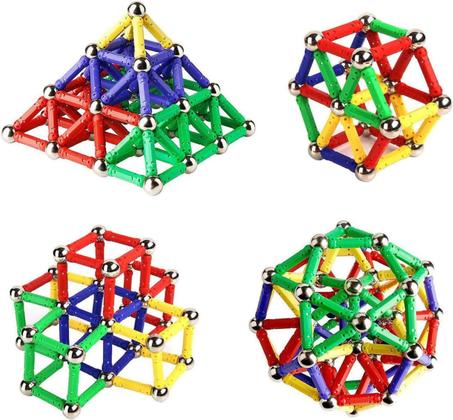 Ensemble Magnétiques 144 مكعبات المغناطيسية