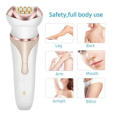 Kemei 4 in 1 Multifonctionnel طقم لإزالة شعر الوجه