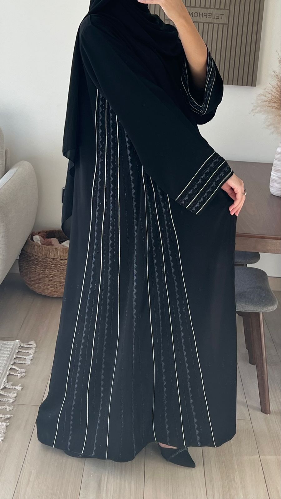 ABAYA DUBAI NOUR NOIR