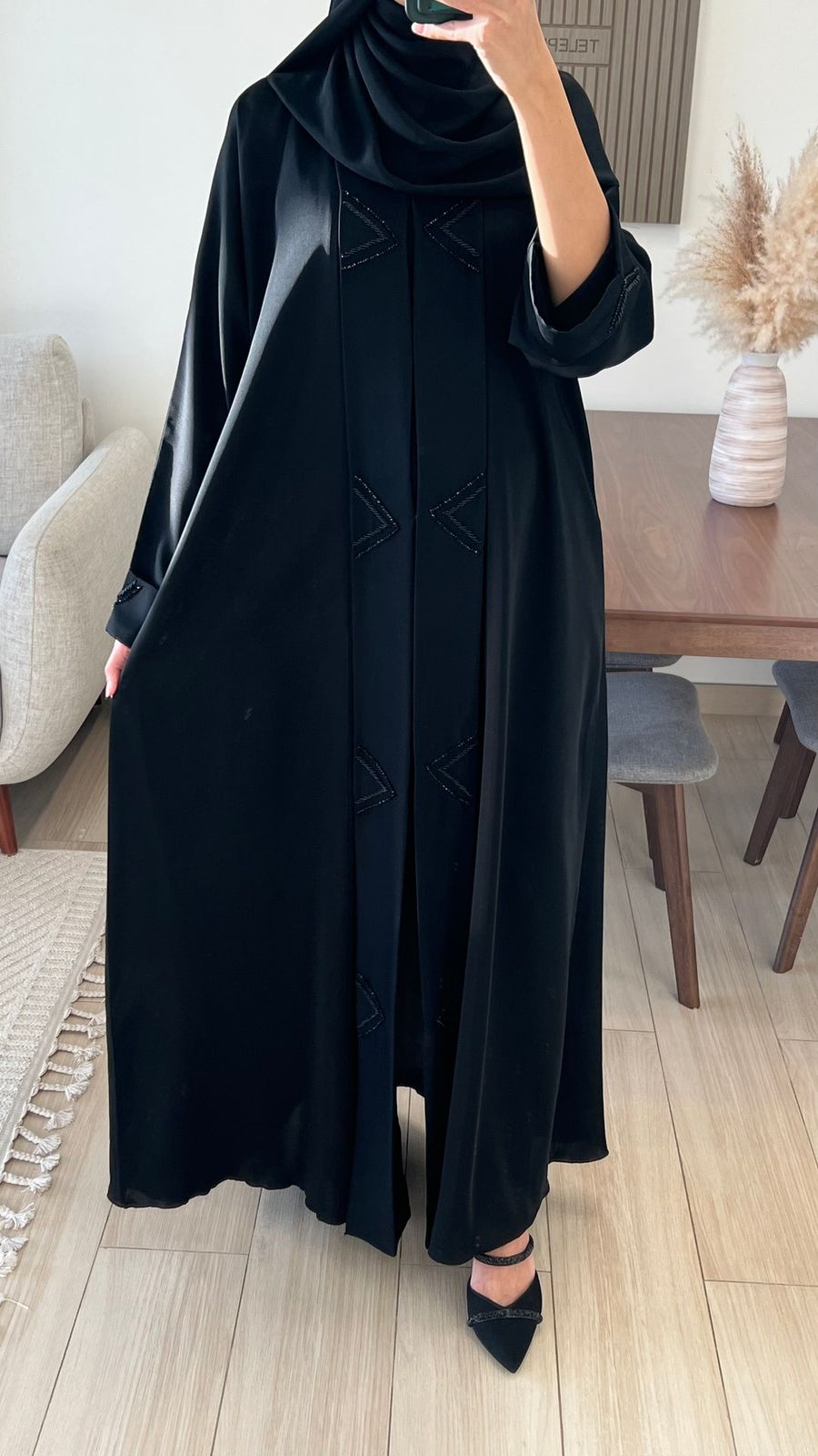 ABAYA DUBAI ALIYA NOIR