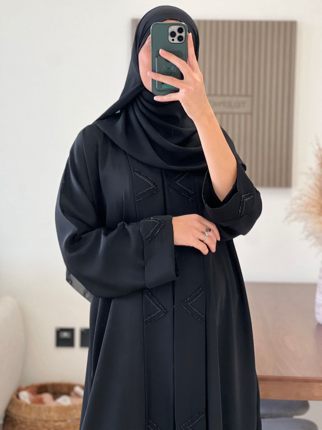 ABAYA DUBAI ALIYA NOIR