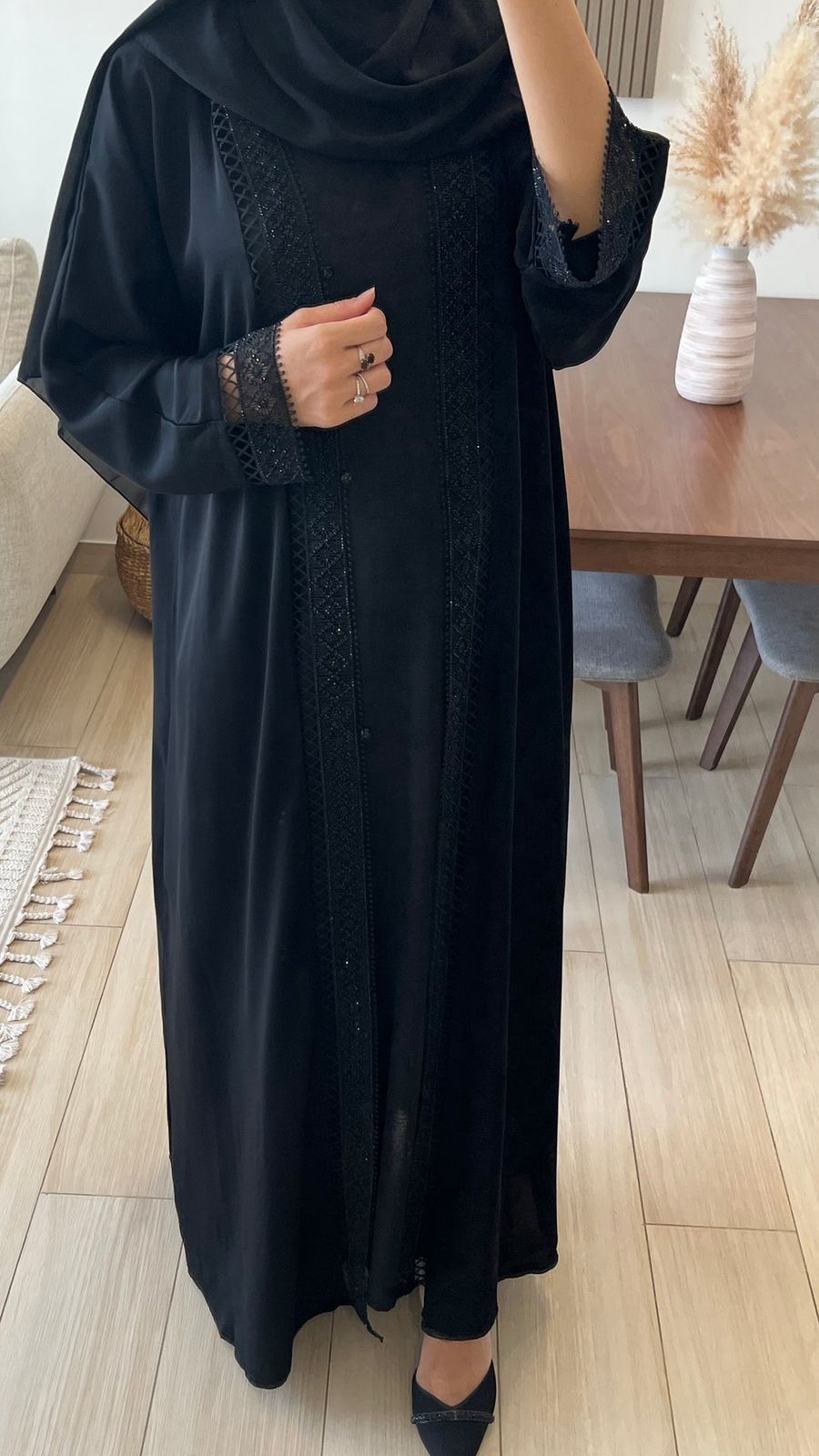 ABAYA DUBAI IHSSANE NOIR