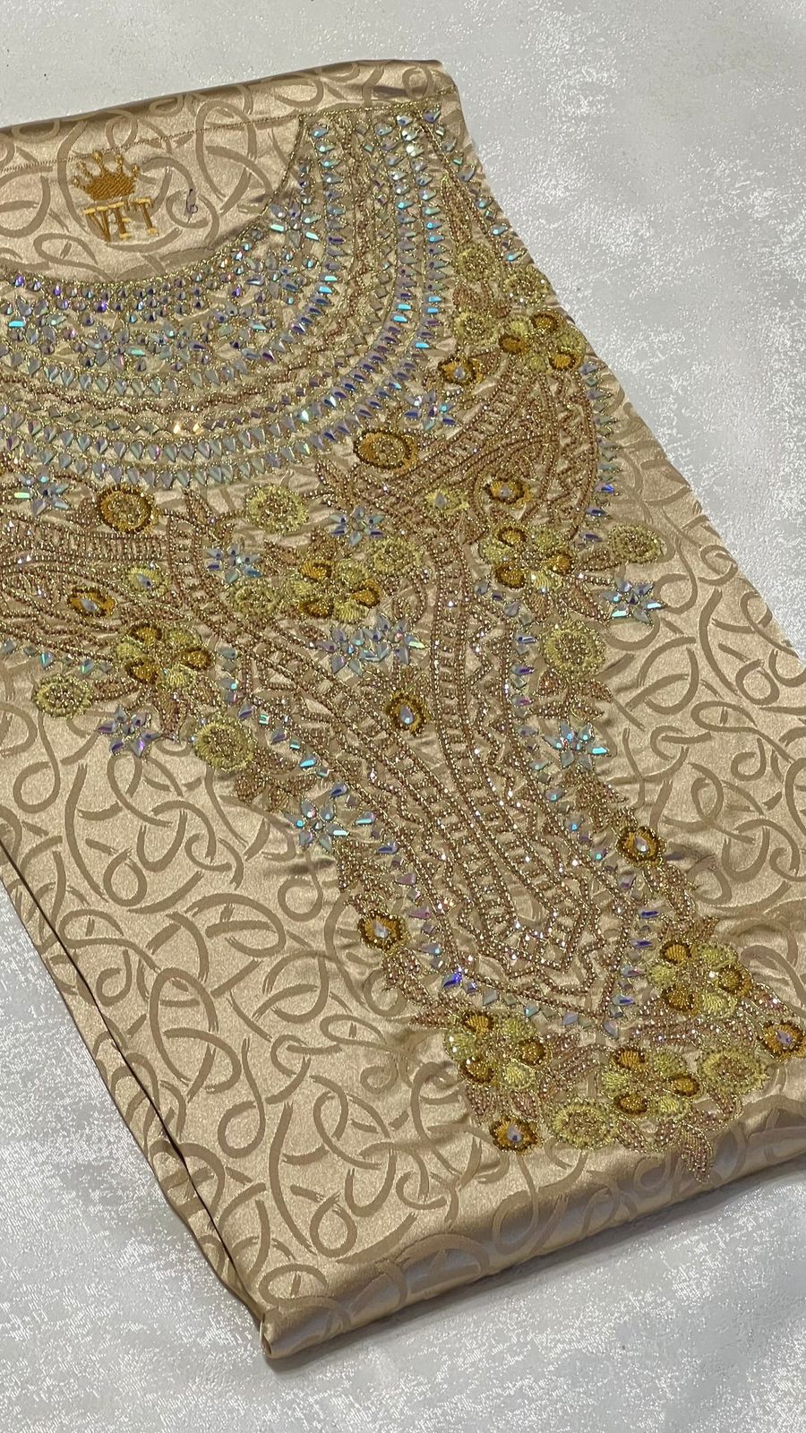 MAKHAWER Luxury Jacquard Doré