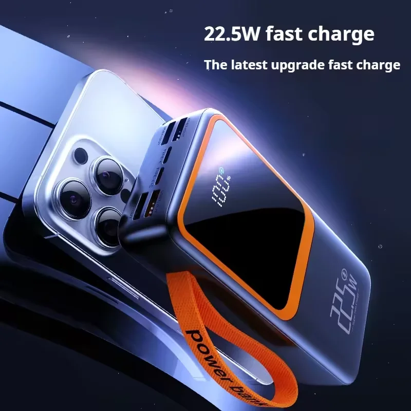 Power Bank DUNSPIN 30000mAh🔋  – ⚡ باور بانك سريع ومثالي للسفر