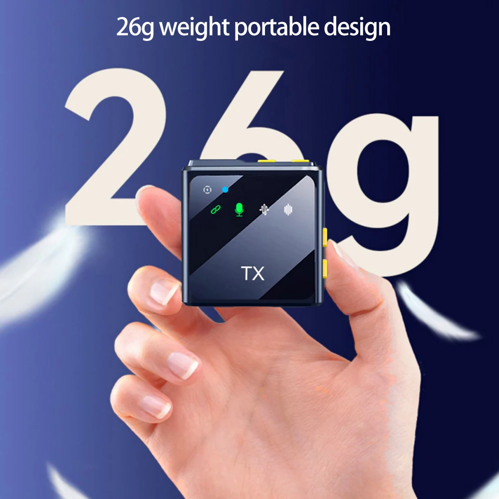 🎙️ R8 Wireless Microphone | ميكروفون تسجيل صوت احترافي للهاتف والكاميرا