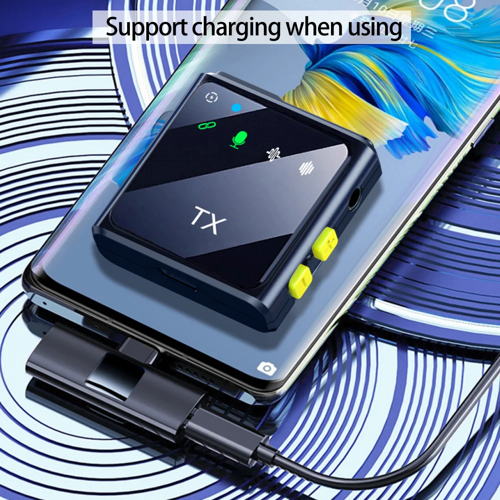 🎙️ R8 Wireless Microphone | ميكروفون تسجيل صوت احترافي للهاتف والكاميرا