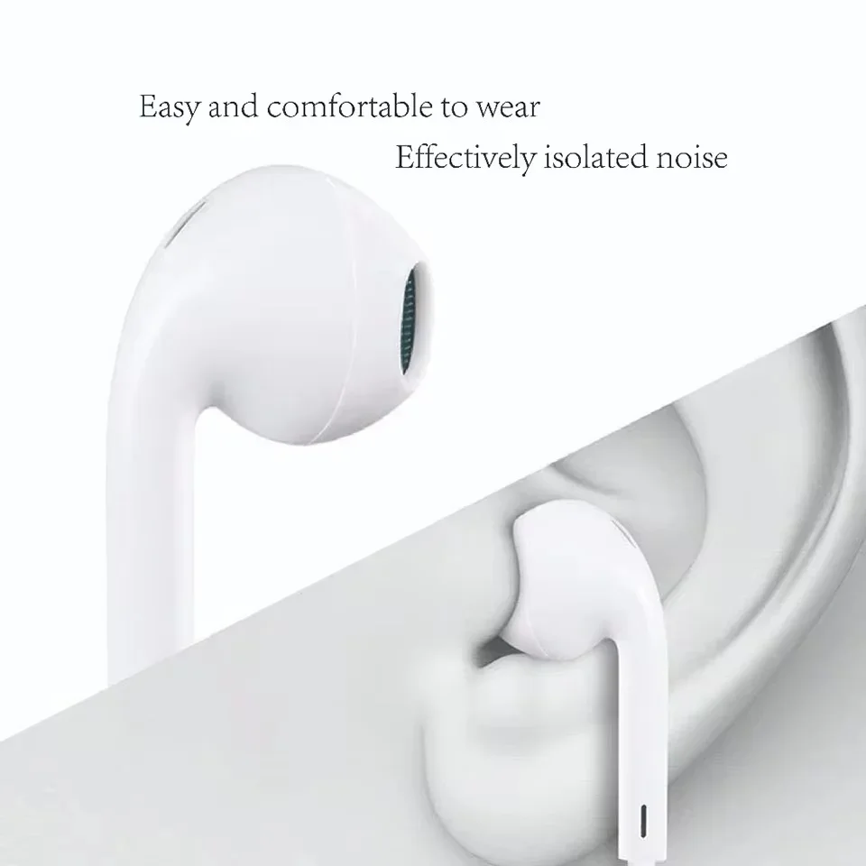 3.5mm سماعات أبل سلكية صوت واضح وعالي بمنفذ   | Apple Wired Earphones  🎧